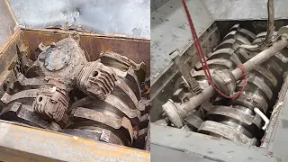 Crusher VS engine, automobile steel shaft