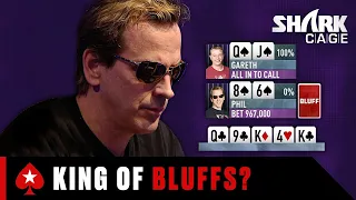 Top 4 CRAZIEST Poker BLUFFS ♠️ Best of Shark Cage ♠️ PokerStars