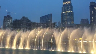 Танцующие фонтаны. Дубай, ОАЭ. Dubai fountains, UAE.