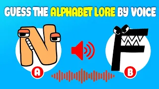 Guess The Alphabet Lore Character By Voice | Alphabet Lore Roblox Quiz