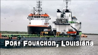 The Boats of Port Fourchon, Louisiana