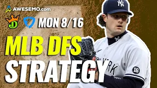 MLB DFS Strategy Show: Daily Fantasy Baseball Picks for DraftKings & FanDuel | Today Monday 8/16