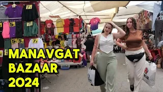 Antalya Manavgat TURKISH BAZAR Türkiye | Shopping in Antalya Manavgat Bazaar Side Turkey 2024