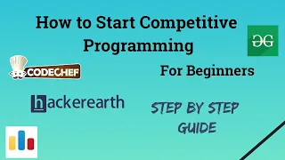How to Start Competitive Programming For Beginners || Steps to Follow