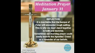 Meditation Prayer: January 31, 2023