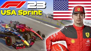 F1 23 - Let's Make Leclerc World Champion: USA Sprint