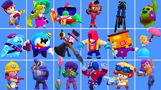 All 54 Brawlers Winning Animation In Brawl Stars