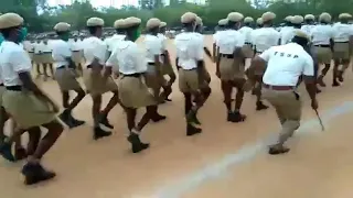 Telangana State Special Police TSSP drill training fun by drill Ustad