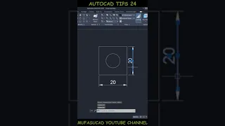 AutoCAD Tips 24 Create Separate Dimension #Shorts