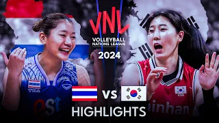 🇹🇭 THAILAND vs KOREA 🇰🇷 | Highlights | Women's VNL 2024