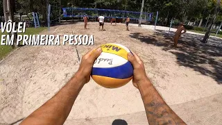 Vôlei em primeira pessoa/ Volleyball First Person. Set completo sem cortes!#volei #voleibol #gopro