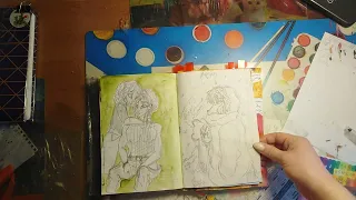 Мой Скетчбук | Артбук | Мои рисунки №5/Mio-chan(1/3частей)