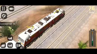 Mumbai rajdhani Express Powered By Rashmi Wap7 Indian train simulator Game play