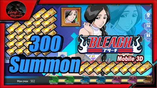 Bleach Mobile 3D global: x300 Tickets summon.🢂Получаю карту эволюции Рецу Унохана - купальник🢀