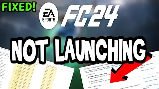 How to Fix EA FC 24 not Launching (100%Fix)