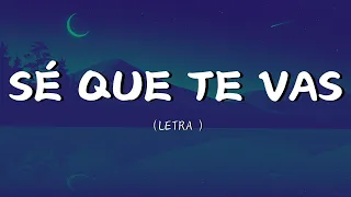 HA-ASH - Sé Que Te Vas (letra)