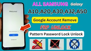 Samsung A1O/A20/A30/A32/A50 FRP Bypass | Google Account Bypass Without PC New Method 2024