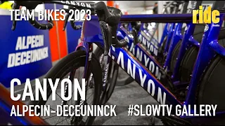 Pro Team Bikes 2023: #SlowTV gallery – the Canyon bikes of Alpecin-Deceuninck at the Tour Down Under