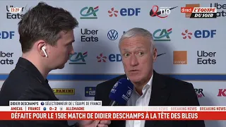 Deschamps FRANCE 0-2 ALLEMAGNE : BENZEMA DOIT REVENIR SINON ON GAGNERA PAS L'EURO !!!