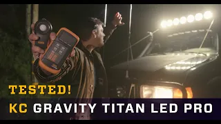 New KC Gravity Titan LED Pro vs Gravity Pro 6: Lux Output Comparison