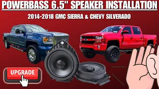 2014-2018 GMC Sierra & Chevy Silverado: Enhanced Sound with 6.5" Speaker Replacement!