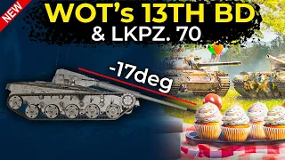 New LT with -17 Depression (WHAT?) & World of Tanks 13th Birthday