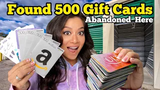 FOUND 500 GIFT CARDS | HOW MUCH MONEY DID WE GET Cashing In?