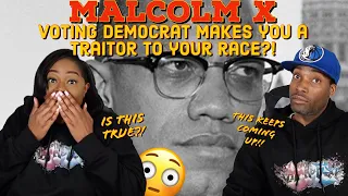 Malcolm X || If You Vote Democrat You Are A Traitor To Your Race! Reaction | Asia and BJ React