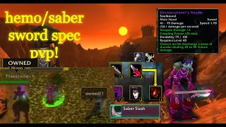 Season Of Discovery- Hemo/Sword Spec PvP Rogue Beating Everyone with The Worst Spec!!