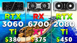 RTX 3060 Ti 8GB vs RX 6700 XT 12GB vs RTX 2080 Ti 11GB | PC Gameplay Tested