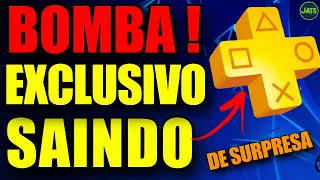 BOMBA !! EXCLUSIVO SAINDO DO CATÁLOGO PS PLUS DE SURPRESA !!