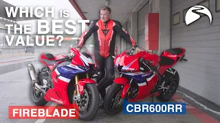 2024 Honda Fireblade vs CBR600RR Review | Is one worth twice as much?