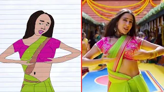 Chaka chak video song drawing meme | Atrangi re | Sara ali khan | Dhanush (FUNNY)