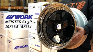 A Closer Look at WORK Wheels Japan Meister S1 3P 19x11.5 ET48 5x114