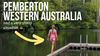 You won't believe how GROSS this was! Exploring PEMBERTON, Western Australia!