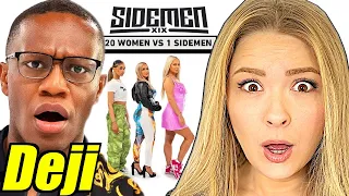 Couple Reacts To 20 WOMEN VS 1 SIDEMEN DEJI EDITION