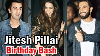 Ranveer, Deepika with Ex-boyfriend Ranbir attend Jitesh Pillai's GRAND Birthday Bash | SRK, Anushka