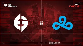 EG vs C9 - VCT Americas Stage 1 - W1D2 - Map 2