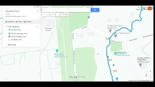 Jerusalem Trail map narrated (שביל ירושלים)