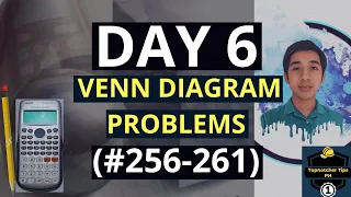 VENN DIAGRAM PROBLEMS | 1001 Solved Problems in Engineering Mathematics (DAY 6) #256-#261