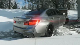 Forza Horizon 4 - 900HP 2019 BMW M5 F90 - Test Drive in snow - 1080p60FPS