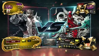 Knee (armor king) VS eyemusician (yoshimitsu) - Tekken 7 5.10