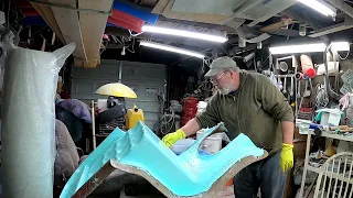 Making a fiberglass chair