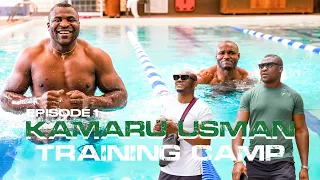 Francis Ngannou visits Kamaru Usman for UFC 278 Training Camp in Denver, CO