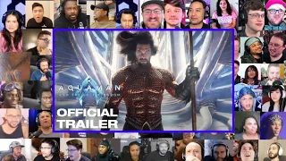 Aquaman and The Lost Kingdom - Official Trailer | Reaction Mashup | DC