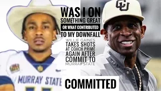 Willie Gaines TAKES SHOTS At Coach Prime Again After His COMMIT To Murray State “DOWNFALL”