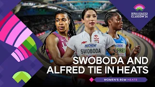 Swoboda and Alfred storm to 7.02 in heats 🔥 | World Indoor Championships Glasgow 24