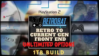 1TB Amazing Emulation Frontend For Windows RETROBAT - Fully Customisable - Any System You Want