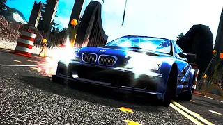 Crazy BMW M3 GTR E46 600km vs 10.000 Bugatti Veyron Federals (Hard Final Pursuit in NFS MW)