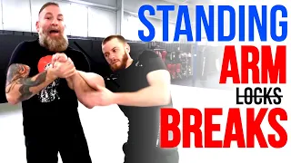9 Standing Arm Locks (BREAKS) in Jiu-Jitsu #jujitsu #armlock